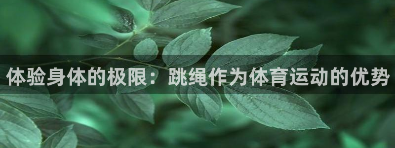 劲球体育免费观看高清中超：体验身体的极限：跳绳作为体育运动的优势